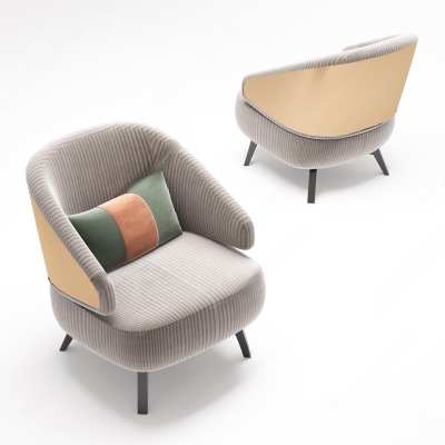 现代单人沙发3D模型下载